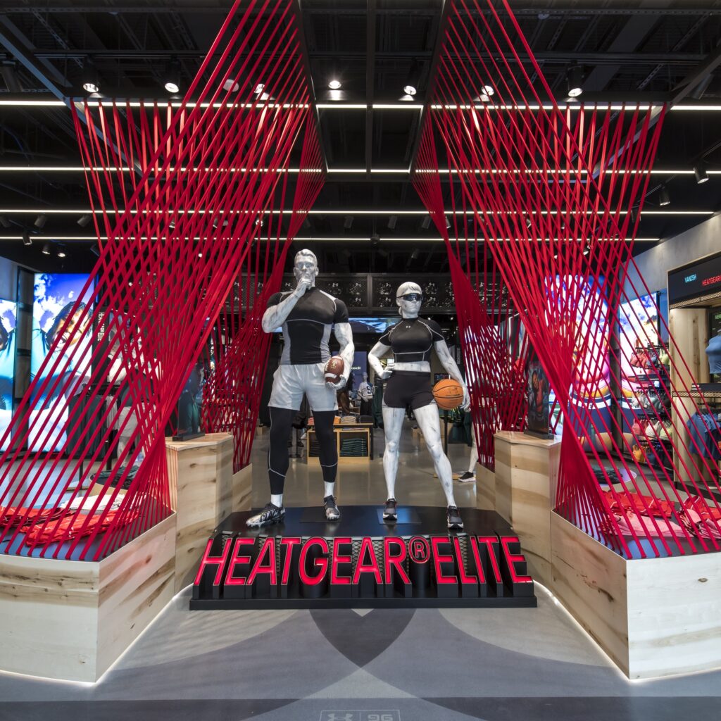 The Under Armour in McLean, VA is the first of their new Sports House Concept.